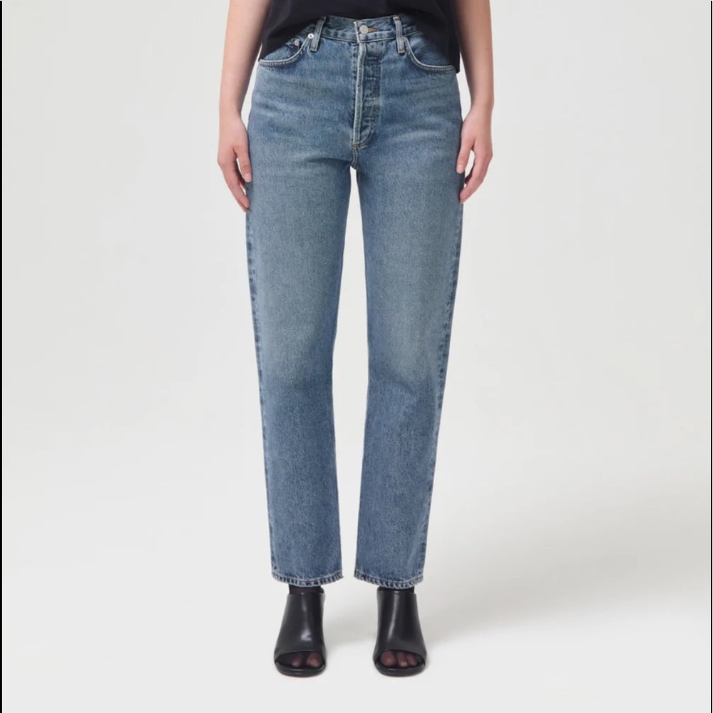AGOLDE *never washed/worn* 90s pinch waist high rise straight size 30